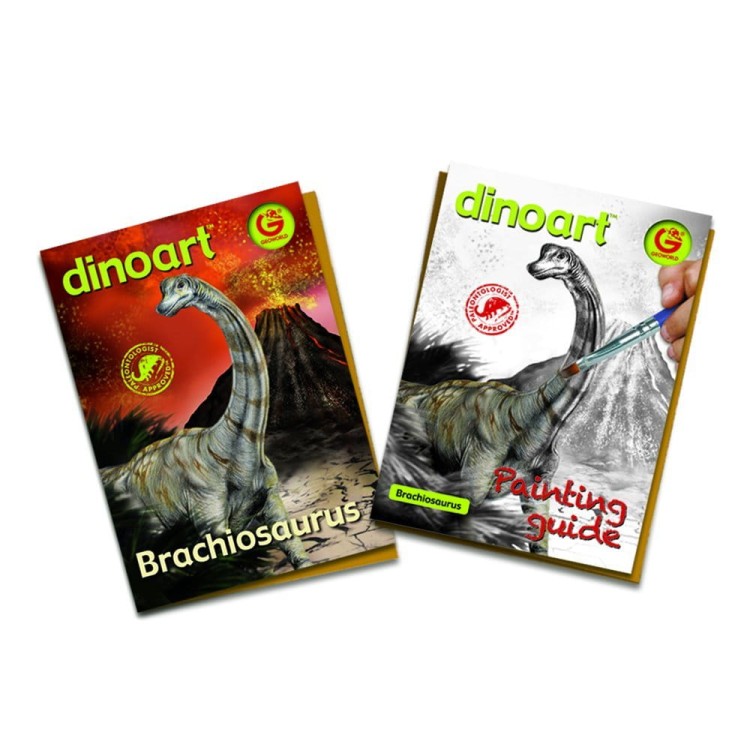 BRACHIOSAURUS model dinozaura 25 cm do złożenia i malowania Geoworld