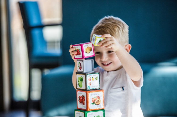 Piramida zabaw OWOCE I WARZYWA - Montessori