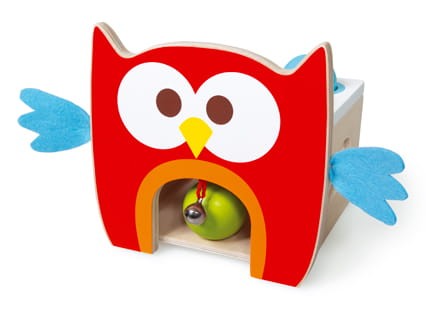 Drewniana przebijanka Toc Toc SOWA Scratch