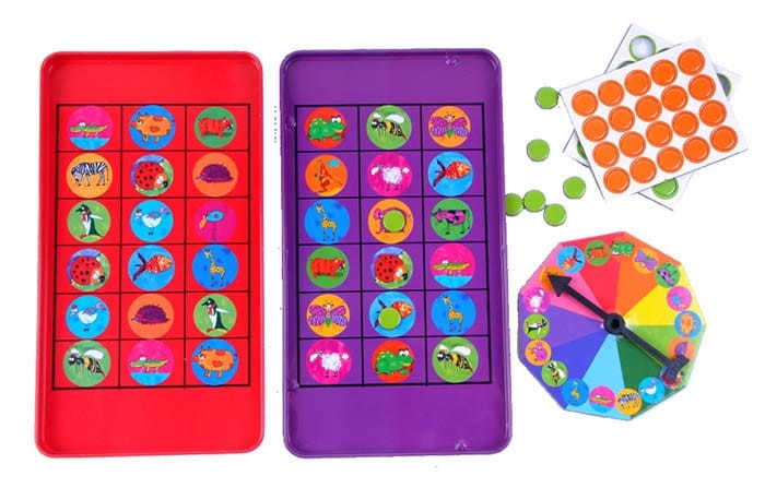 Gra magnetyczna podróżna BINGO The Purple Cow
