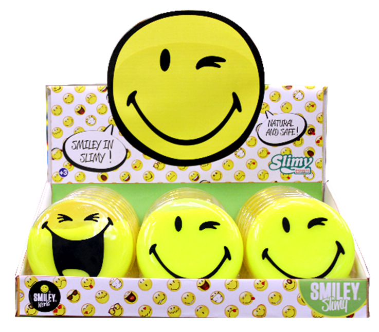 Masa żelowa w opakowaniu z emotem Slimy Smiley