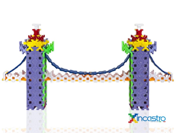Klocki konstrukcyjne Incastro - 1000 el. BOX
