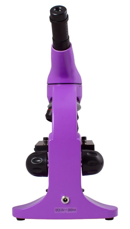 Mikroskop Rainbow 50L PLUS Amethyst fioletowy Levenhuk + GRATIS zestaw K50 do eksperymentów