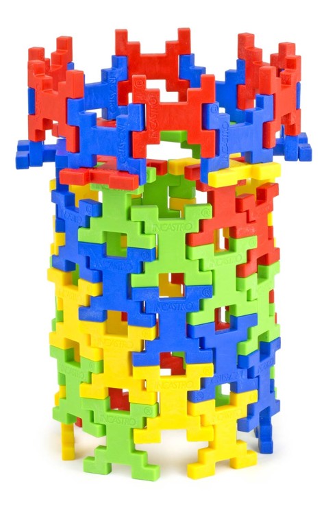 Klocki konstrukcyjne Incastro - 60 el. Colors MIDI