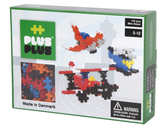 PLUS-PLUS klocki konstrukcyjne Samoloty mini 170 elementów