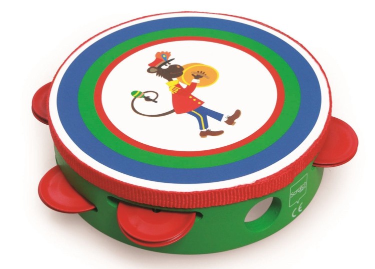 Drewniany TAMBURYN Fanfare Scratch 