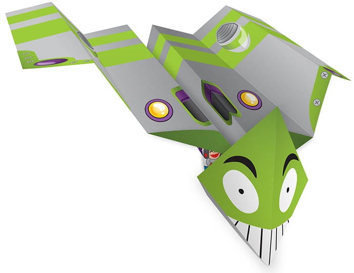 Notes origami KOMIKSOWE SAMOLOTY Artzooka