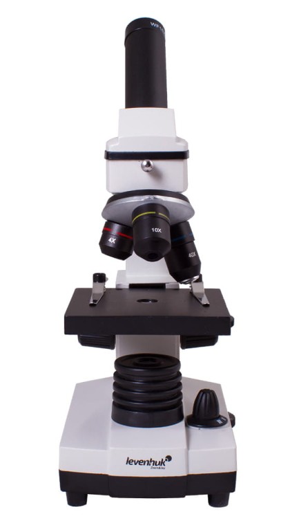 Mikroskop Rainbow 2L PLUS Moonstone szary Levenhuk + GRATIS zestaw K50 do eksperymentów