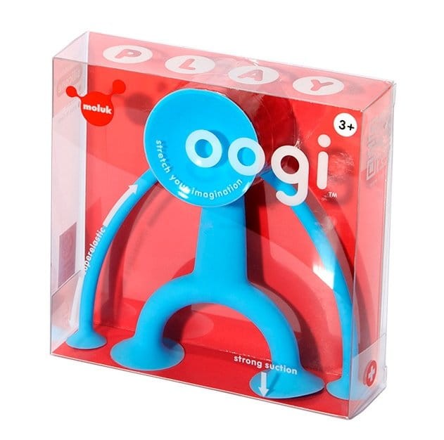 Oogi niebieski ludzik z przyssawkami - rozciągliwy - Moluk