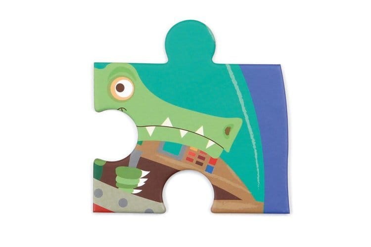 Puzzle konturowe Rakieta i kosmos 60 elementów Scratch 5