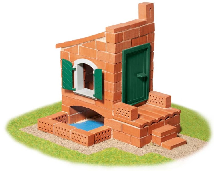 Domki budowle z cegiełek 2 plany Teifoc