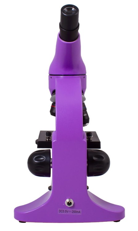 Mikroskop Rainbow 50L Amethyst fioletowy Levenhuk + GRATIS zestaw K50 do eksperymentów