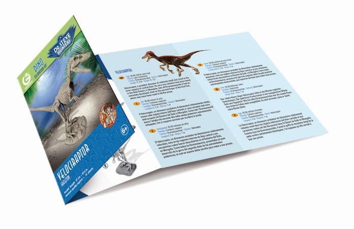 Szkielet VELOCIRAPTOR 27 cm Wyprawa Paleontologiczna dinozaur Geoworld