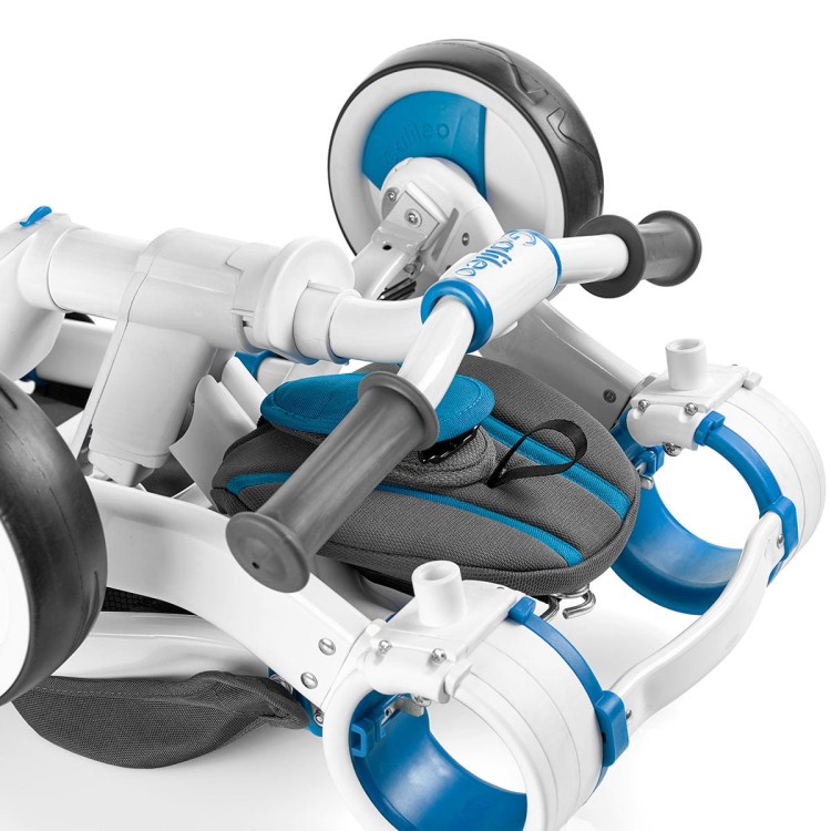 Spacerówka i rowerek trójkołowy 2w1 - Galileo Strollcycle - biało-zielony