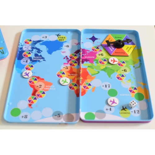 Wyścig dookoła świata - gra magnetyczna podróżna The Purple Cow