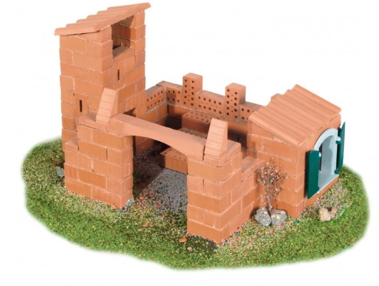 3 budowle z cegiełek 150 elementów Teifoc TEI-8010