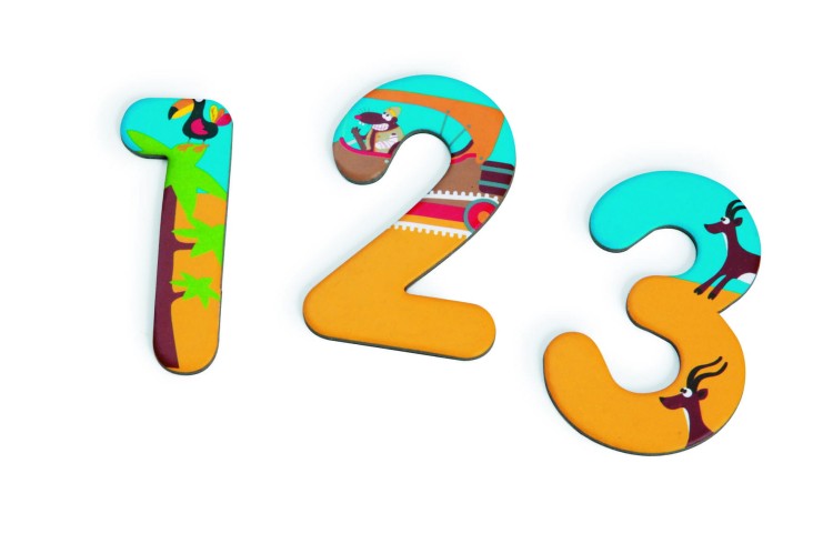 Magnetyczne Cyferki Safari SCRATCH