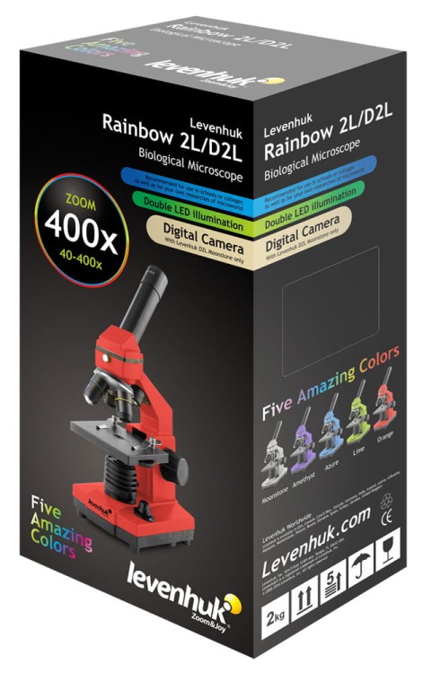 Mikroskop Rainbow 2L Lime limonka Levenhuk