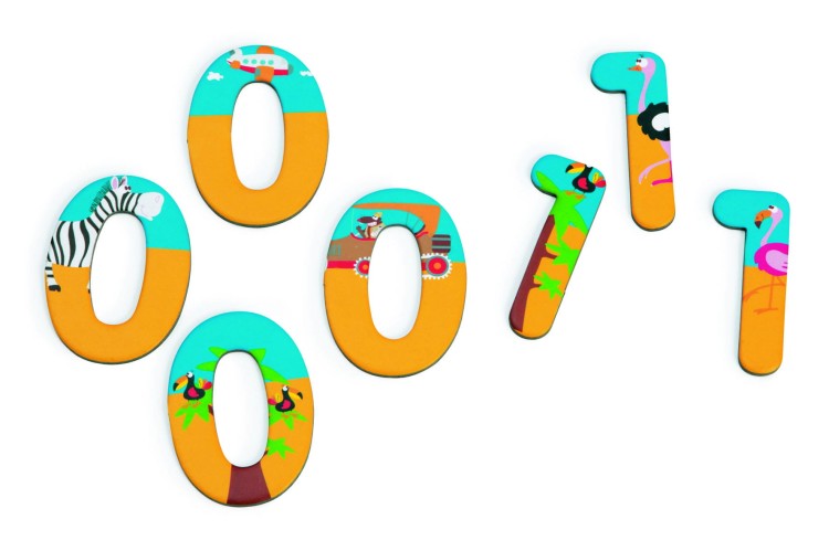 Magnetyczne Cyferki Safari SCRATCH