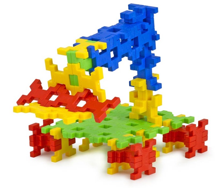 Klocki konstrukcyjne Incastro - 60 el. Colors MIDI