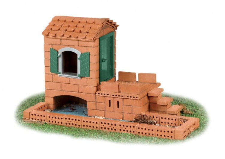 Domek na wodzie z cegiełek 250 elementów Teifoc TEI-4100