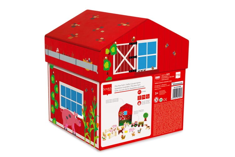 Domek FARMA 2w1 Scratch