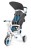 Spacerówka i rowerek trójkołowy 2w1 - Galileo Strollcycle - biało-niebieski