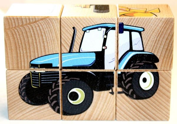 Układanka maszyny rolnicze i budowlane traktor