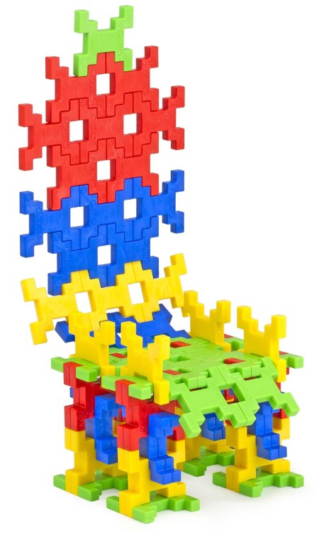Klocki konstrukcyjne Incastro - 60 el. Colors MIDI
