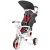 Spacerówka i rowerek trójkołowy 2w1 - Galileo Strollcycle - biało-czerwony