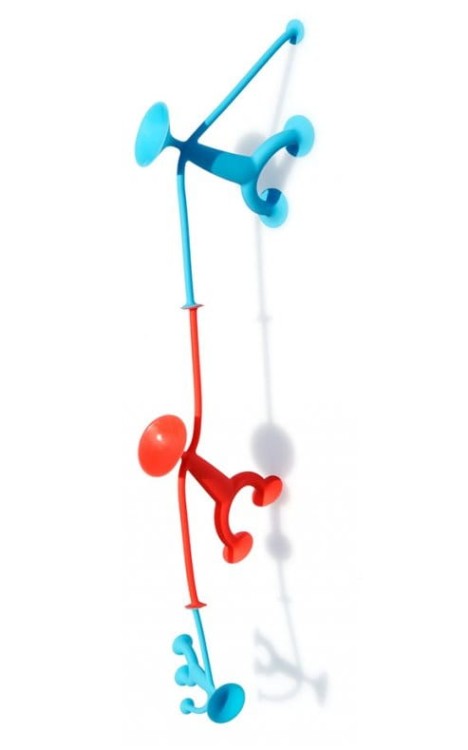 Oogi junior czerwony ludzik z przyssawkami - rozciągliwy - Moluk