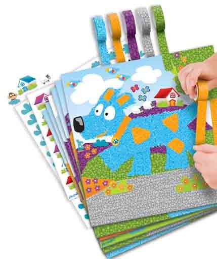 Wyklejanka widoczki z taśmami we wzory Artzooka