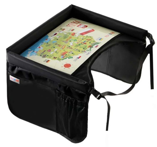 Bezpieczny stolik podróżnika CZARNY Tuloko
