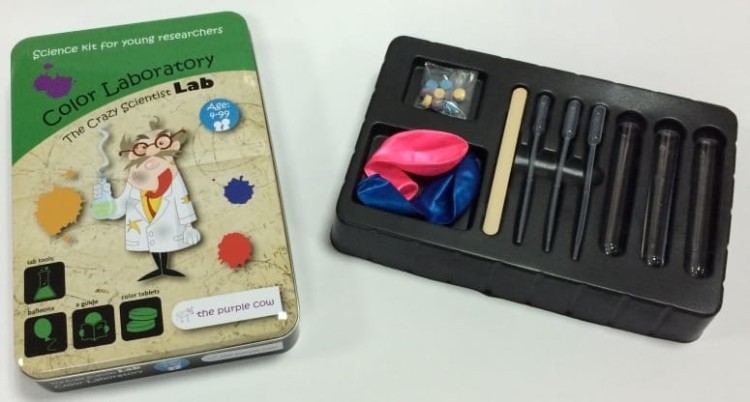 Zestaw do robienia eksperymentów KOLORY The Purple Cow