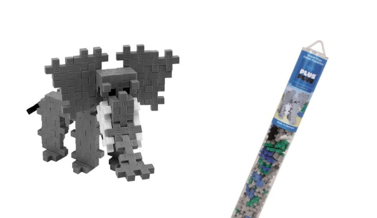 Słoń klocki konstrukcyjne MINI PLUS-PLUS 100 elementów Tuba