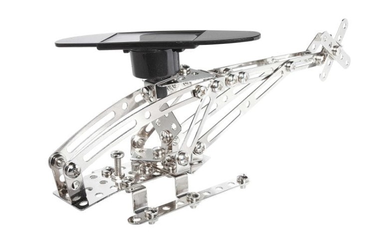 HELIKOPTER 2 modele metalowe klocki konstrukcyjne EITECH Solar