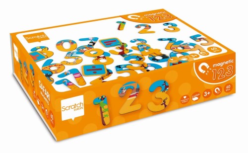 Magnetyczne Cyferki Safari SCRATCH