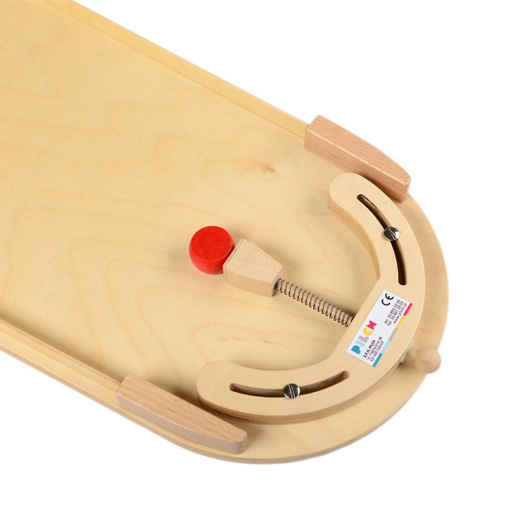  Curling gra stołowa drewniana PILCH