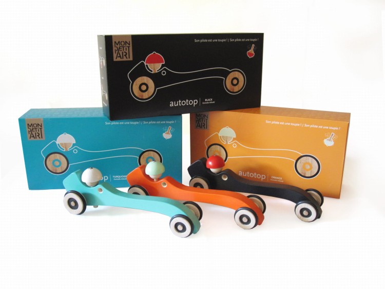 Autotop pomarańczowy samochód 3