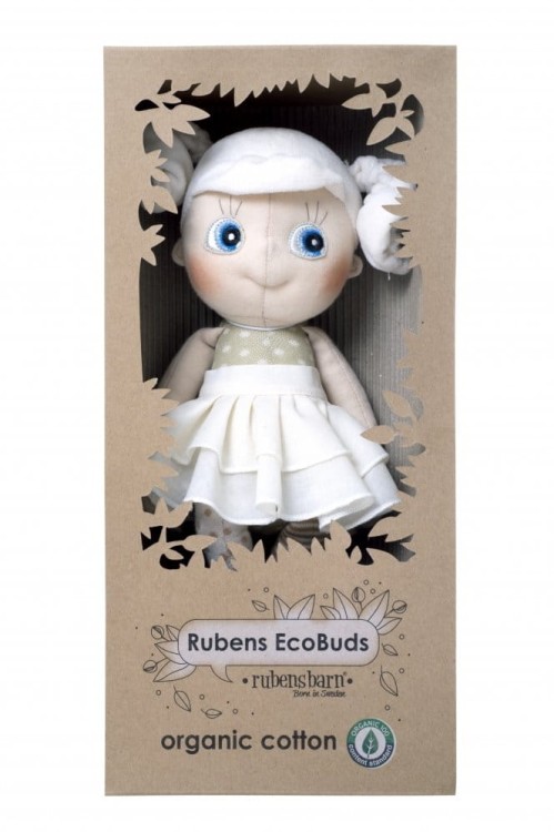 Lalka ręcznie szyta Daisy 35 cm EcoBuds Rubens Barn dzieciak
