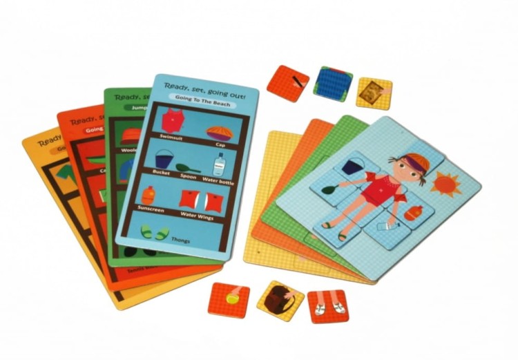 Gra memo Ubieranki The Purple Cow