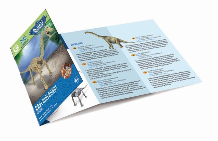 Szkielet BRACHIOSAURUS 28 cm Wyprawa Paleontologiczna dinozaur Geoworld