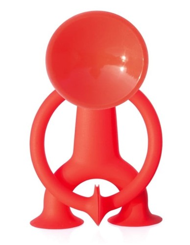 Oogi junior czerwony ludzik z przyssawkami - rozciągliwy - Moluk
