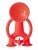 Oogi junior czerwony ludzik z przyssawkami - rozciągliwy - Moluk