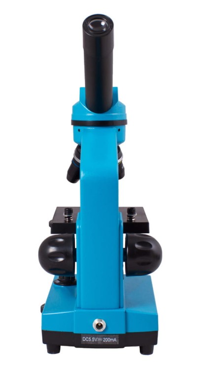 Mikroskop Rainbow 2L Azure błękitny Levenhuk + GRATIS zestaw K50 do eksperymentów