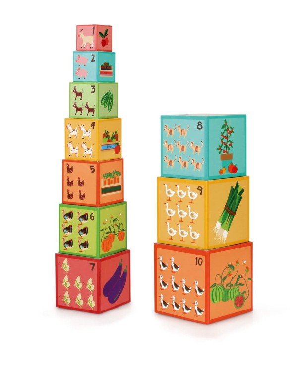 Kolorowa wieża FARMA 2 SCRATCH