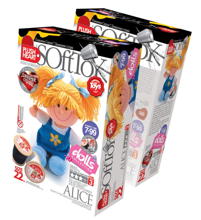 Lalka ALICE maskotka do uszycia 22 cm Elf Market seria Lalki