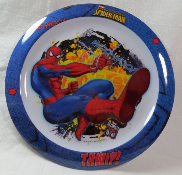 Komplet dla dziecka talerz + miska Spiderman 
