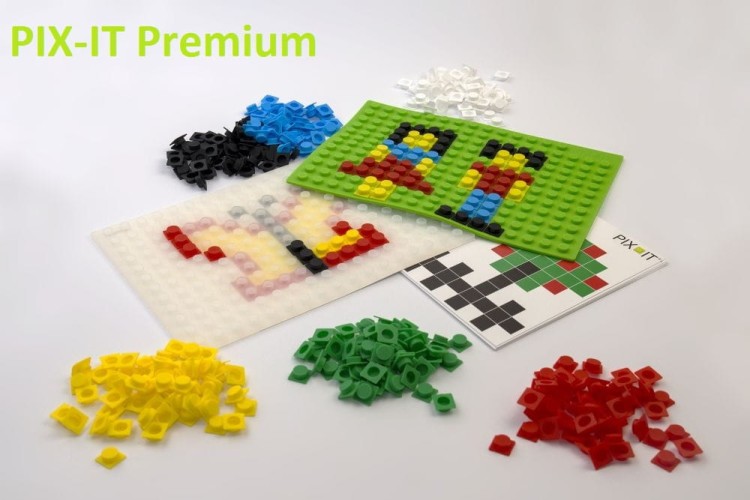 Układanka edukacyjna Pix-it BOX6 - 6 mat 1080 klocków