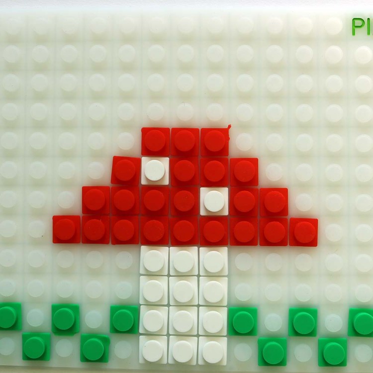 Układanka edukacyjna Pix-it Premium - 2 maty, 360 klocków